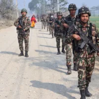 अधिकांश सरकारी कार्यालय, कारगार र प्रमुख राजमार्गहरु नेपाली सेनाको निगरानीमा