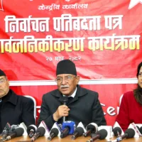 नेपाली कम्युनिष्ट पार्टीद्वारा चुनावी प्रतिबद्धतापत्र सार्बजनिक, आफ्नो पार्टीमात्र क्रान्तिकारी भएको दाबि