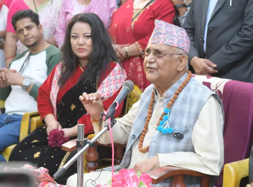 मतदातालाई राष्ट्रियताका सवालमा गम्भीर भएर सोच्न एमालेका अध्यक्ष ओलीको आग्रह