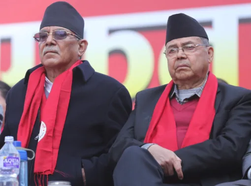 नेपाली कम्युनिष्ट पार्टीमा पुष्पकमल दाहाल र माधव नेपालको राजीनामाको माग बढ्दो