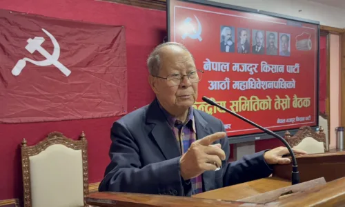 आज पनि नेमकिपाको केन्द्रीय समिति बैठक जारी, देशको राजनीतिबारे छलफल