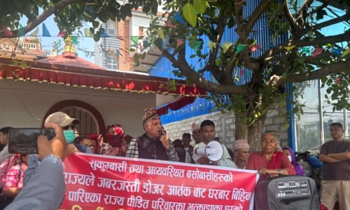 सुकुम्बासीद्वारा सरकारलाई जेठ ७ गतेसम्मको अल्टिमेटम, पेरी पुरानै ठाउँमा टेन्ट हालेर बस्ने घोषणा