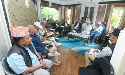आज पनि एमालेको सचिवालय बैठक जारी, अध्यक्ष फेर्न उपाध्यक्षहरु परिचालित