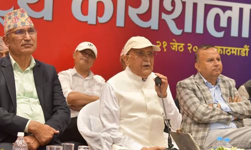 गत भदौका घटनाहरु तत्कालीन एमाले नेतृत्वको सरकार बिरुद्ध रचिएको षड्यन्त्र भएको खुलाशा