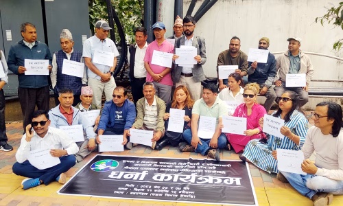 नेपाल पत्रकार महासंघद्वारा ७७ वटै जिल्लामा धर्ना, अब सिंहदरबार घेर्ने चेतावनी